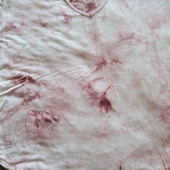 Rue 21 Water Color Tie Dye Pink Shirt Size Medium - Picture 4 of 4